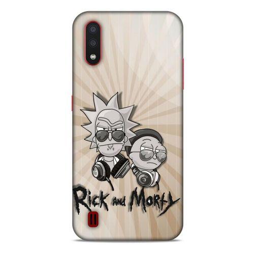 Samsung Galaxy A01 Uyumlu Kılıf Rick And Morty (16) Kalın Kılıf Jessica