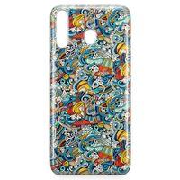 Samsung Galaxy M30 Kılıf Uludağ Doodle Arka Kapak Koruma Desenli Full Koruyucu