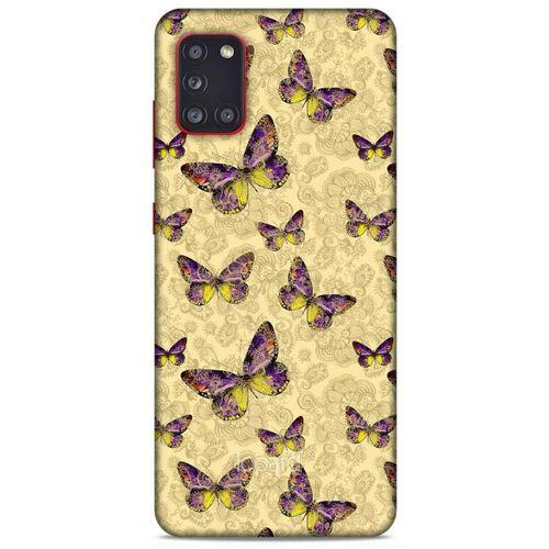 Samsung Galaxy A31 Kılıf Kelebek Etkisi (38) Neo Hybrid Kılıf Kırmızı Tonlar