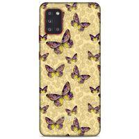 Samsung Galaxy A31 Kılıf Kelebek Etkisi (38) Neo Hybrid Kılıf Kırmızı Tonlar