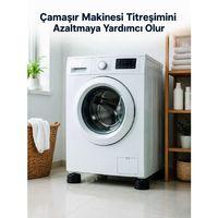 Çamaşır Makinesi İçin 4 Adet Kauçuk Ayak Pedi