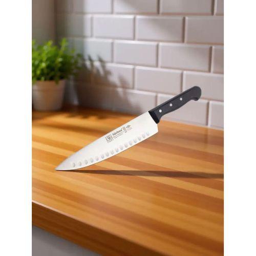 Sürbisa 61080 Oluklu Sürmene Şef Aşçı Bıçağı Pimli Sap 20 Cm