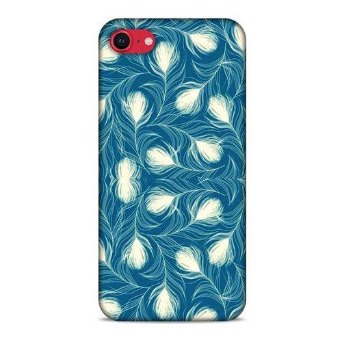 Apple iPhone SE 2020 Kılıf Desenli Özel Seri Tüyler (43) Thin Fit Kılıf