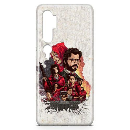 Xiaomi Mi Note 10 Kılıf La Casa De Papel Arka Kapak Koruma Desenli Full Koruyucu