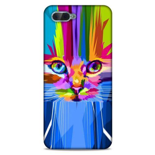 Lopard Oppo Rx17 Neo Uyumlu Kılıf Kediler (17) Tasarım Kılıf Rainbow