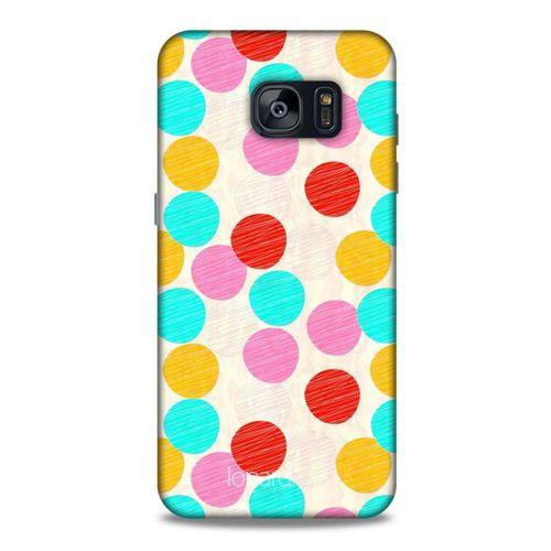 Samsung Galaxy S7 Edge Kılıf Pastel Renkler (30) Silicone Case Turkuaz Pembe