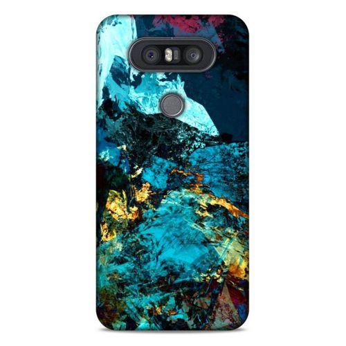 Lopard LG K41S - K51S Uyumlu Kılıf Soyut Sanat (40) Desenli Fit Silikon Kılıf