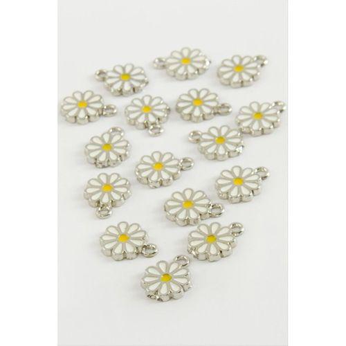 Papatya Tek Kulplu Mineli Bileklik ve Kolye Ucu Aparatı 1 Adet