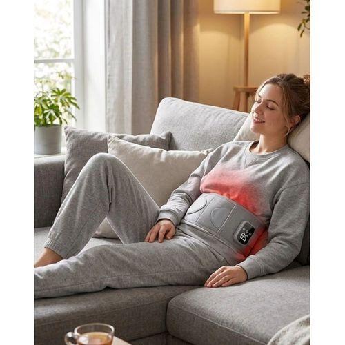 Isıtmalı Titreşimli Bel Masaj Kemeri 3 Kademeli Sıcaklık Ayarlı Kablosuz Tasarım