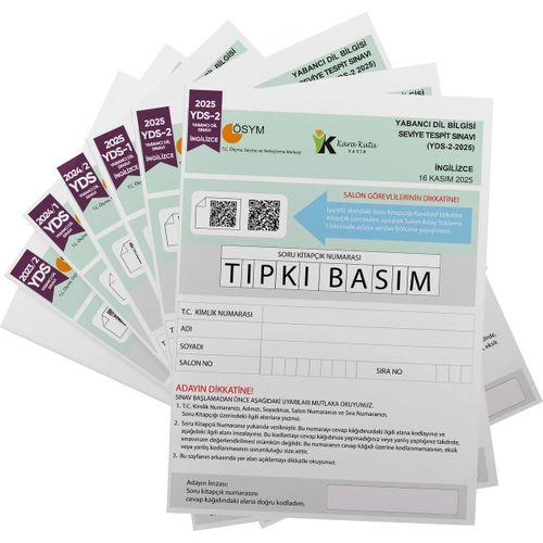 2026 YDS İngilizce ÖSYM Tıpkı Basım Çıkmış Soru 6lı Deneme Paketi Video/PDF Çözümlü Türkiye Geneli