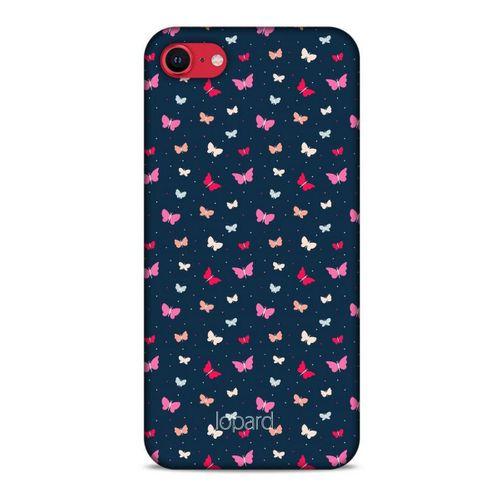 Apple iPhone SE 2020 Kılıf Kelebek Etkisi (42) Rugged Armor Kılıf Mor Pembe