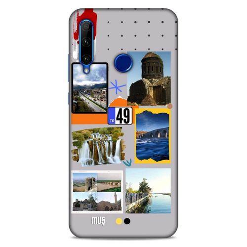 Lopard Huawei Honor 20 Lite Uyumlu Kılıf Şehirli ※ (49) Muş Ultra Silikon Kılıf