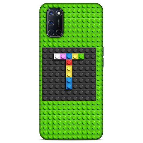 Lopard Oppo A92 Uyumlu Kılıf BloX (32) Soft Silikon Kılıf T Harfi