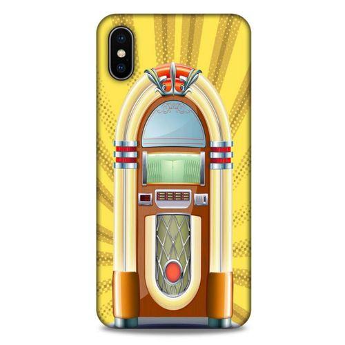 Retro (45) Desen Liquid Air Kılıf Renkli Apple iPhone XS Max Kılıf