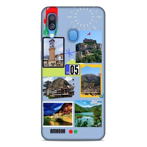 Lopard Samsung Galaxy A40 Uyumlu Kılıf Şehirli ※ (5) Amasya Koruma Kabı