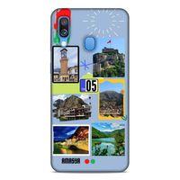 Lopard Samsung Galaxy A40 Uyumlu Kılıf Şehirli ※ (5) Amasya Koruma Kabı