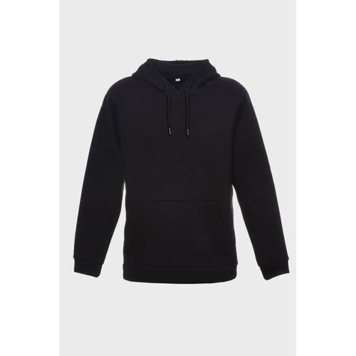 Baskısız  Üç İplik Sweatshırt Oversıze Hoodıe