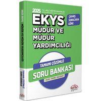 2025 MEB EKYS Müdür ve Müdür Yardımcılığı Soru Bankası Editör Yayınları