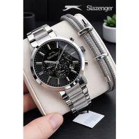 Slazenger İtalyan Tasarım Bileklik Hediyeli 2 Yıl Garantili 10 Atm Çelik Erkek Kol Saat ESE.2511.02
