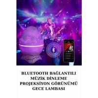 Dinozor Speaker Renk Değiştirme Projeksiyon Modu Bluetooth Hoparlör Gece Lambası