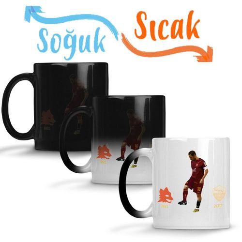 Totti 1993 2017 Sihirli Kupa Bardak Porselen
