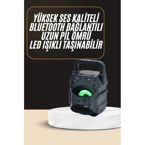 Bluetooth Hoparlör Android Ve İos Uyumlu Ses Bombası Usb Girişli Taşınabilir