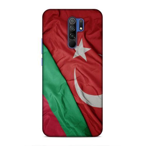 Xiaomi Redmi 9 Uyumlu Kılıf Azarbaijan (10) Full Koruma Kılıfı Türk & Azerbaycan Bayrak