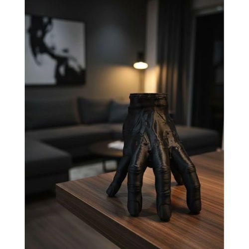 3d Siyah El Dekoratif Biblo 17x16 Cm Modern Ve Şık Tasarım