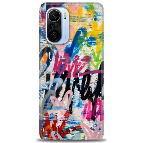 Xiaomi Mi 11i Kılıf HD Baskılı Kılıf - Lovee + Tam Ekran Koruyucu