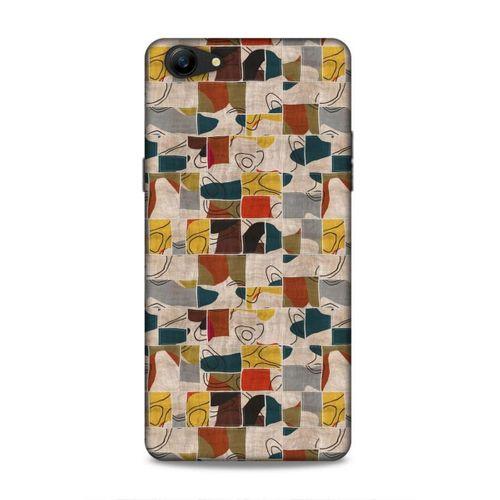 Oppo A79 Uyumlu Kılıf Romans (9) Kılıf Sarı Lacivert