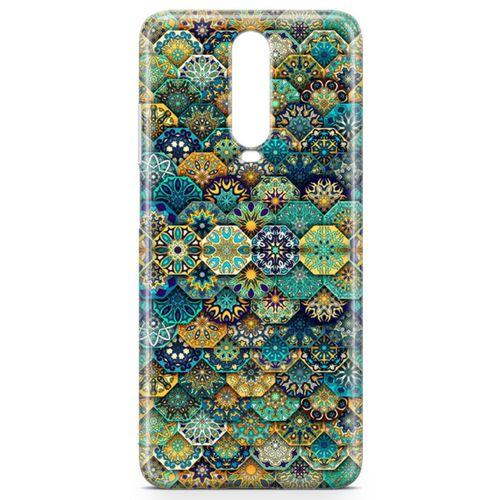 Xiaomi Redmi Poco X2 Kılıf Sekizgen Motifler Arka Kapak Koruma Desenli Full Koruyucu