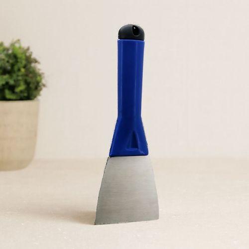 80 mm Metal Kazıma Spatulası (Plastik Saplı, Kapaklı)