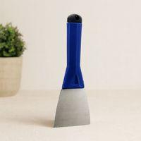 80 mm Metal Kazıma Spatulası (Plastik Saplı, Kapaklı)
