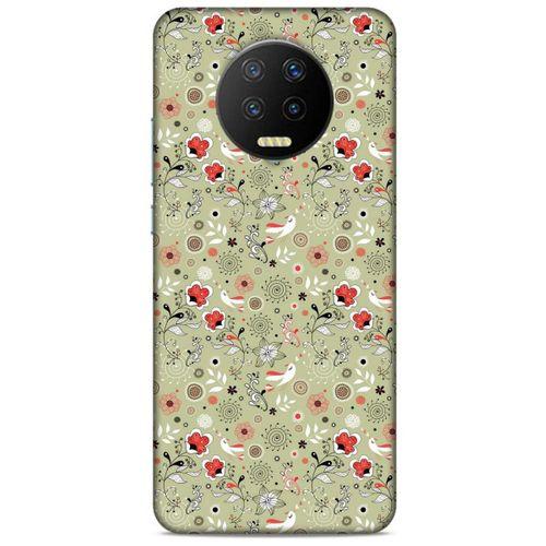 Lopard İnfinix Note 7 Uyumlu Kılıf Botanix (61) Tam Koruma