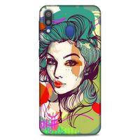 Lopard Samsung Galaxy M20 Uyumlu Kılıf Sürreal Yüzler ♀ (26) Tpu Silikon Kılıf Desenli