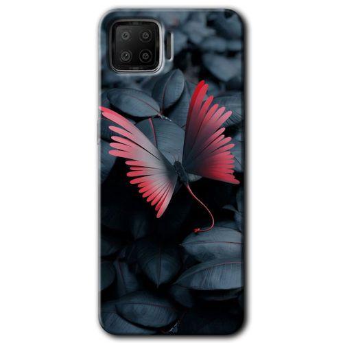 Potkal Hediye Fabrikası Oppo A73 Kılıf HD Desen Baskılı Arka Kapak - Dark Butterfly