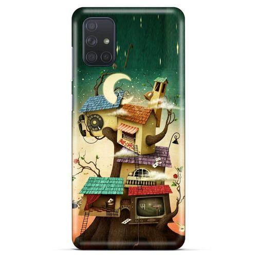 Lopard Samsung Galaxy M51 Uyumlu Kılıf Manipülasyon ☻ (43) Thin Fit Kılıf Baskılı