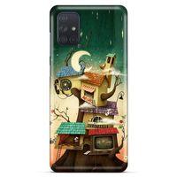 Lopard Samsung Galaxy M51 Uyumlu Kılıf Manipülasyon ☻ (43) Thin Fit Kılıf Baskılı