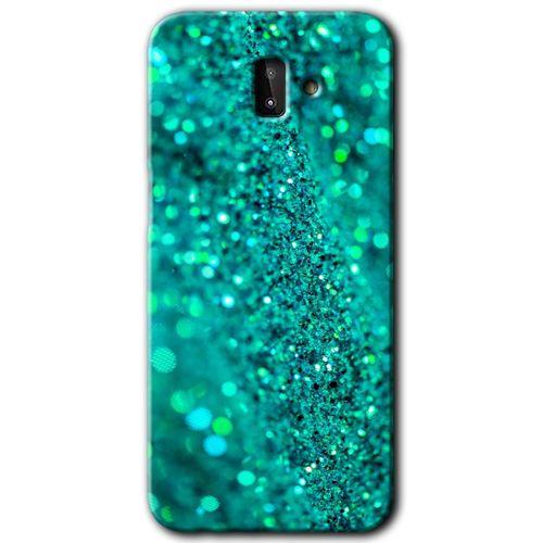 Potkal Hediye Fabrikası Samsung Galaxy J8 HD Baskılı Kılıf + 9D Tam Ekran Koruyucu - Diamonds