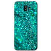 Potkal Hediye Fabrikası Samsung Galaxy J8 HD Baskılı Kılıf + 9D Tam Ekran Koruyucu - Diamonds