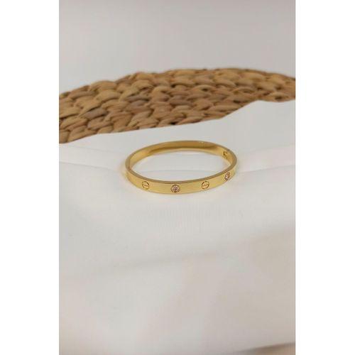 Alaşım kartier Taşlı Bileklik Gold SNJ-001