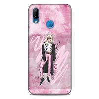 Sokak Modası 71 Huawei P20 Lite Kılıf Desenli Silikon