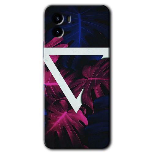 Vivo Y15s Kılıf HD Desen Baskılı Arka Kapak - Mekanik Yaprak + Kırılmaz Cam