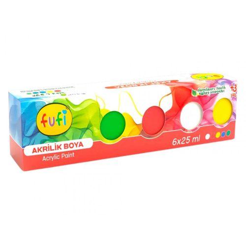 FUFİ AKRİLİK BOYA 6* 25 ml