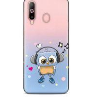 Zoologix (73) Samsung Galaxy M51 Şeffaf Kılıf Silikon Desenli