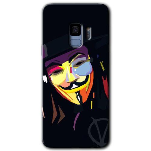 Galaxy S9 Kılıf HD Desen Baskılı Arka Kapak - Vendetta
