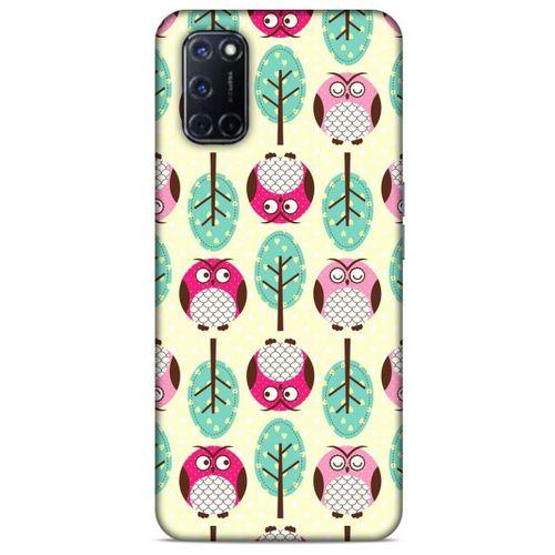 Baykuşlar (30) Desenli Silikon Kapak Telefon Kabı Oppo A92 Kılıf