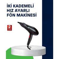 2200w Saç Kurutma Makinesi Soğuk Ve Sıcak Üfleme Fonksiyonlu