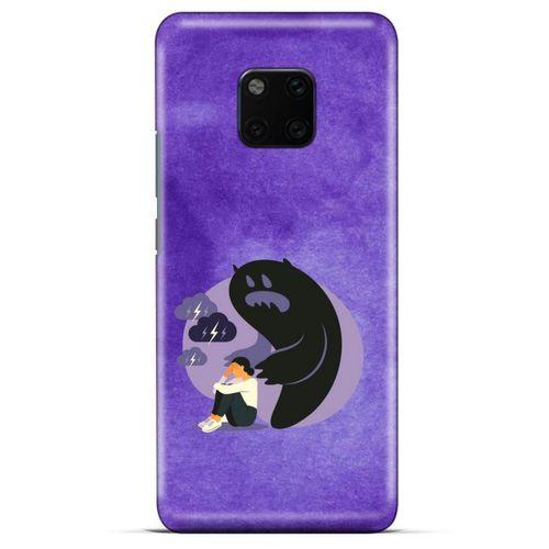 General Mobile GM 20 Pro Kılıf Depresyon (41) Tank Kılıf Koyu Yeşil Pembe
