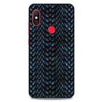 Xiaomi Redmi Note 6 Pro Kılıf Dragons (4) Koruma Kılıfı Ejderha Skin Lacivert